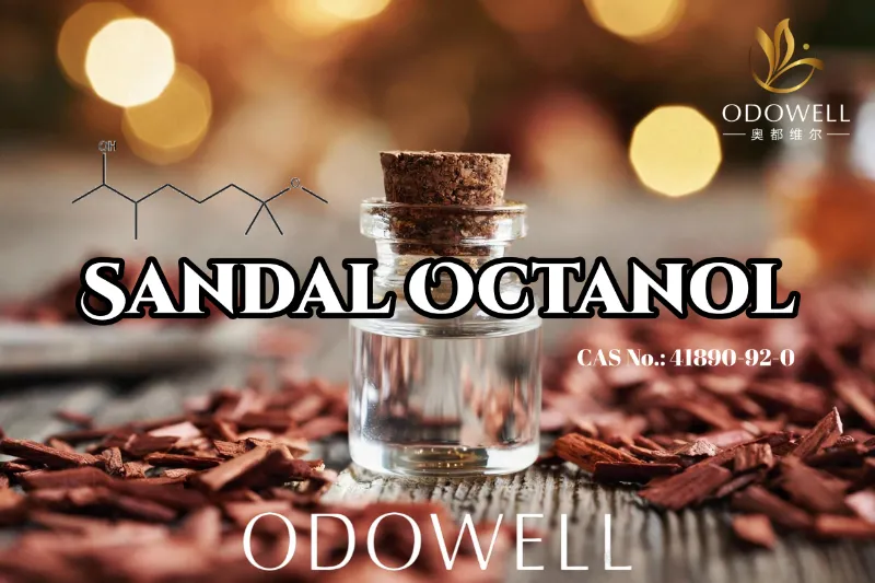 ​ODOWELL recomienda Sandal Octanol para aplicaciones limpias de fragancias de sándalo y florales y amaderadas